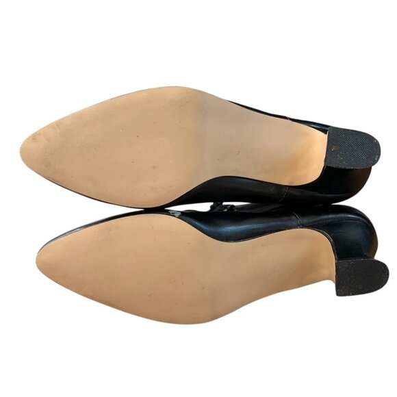 Next Issue Boots Womens 8M Black Victorian Style Cosplay Lace Up Vintage Vegan - Picture 5 of 11